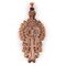 Lalibela Copper Coptic Cross Pendant (30x70mm): Authentic Ethiopian East African Design for Jewelry & Necklace Making
